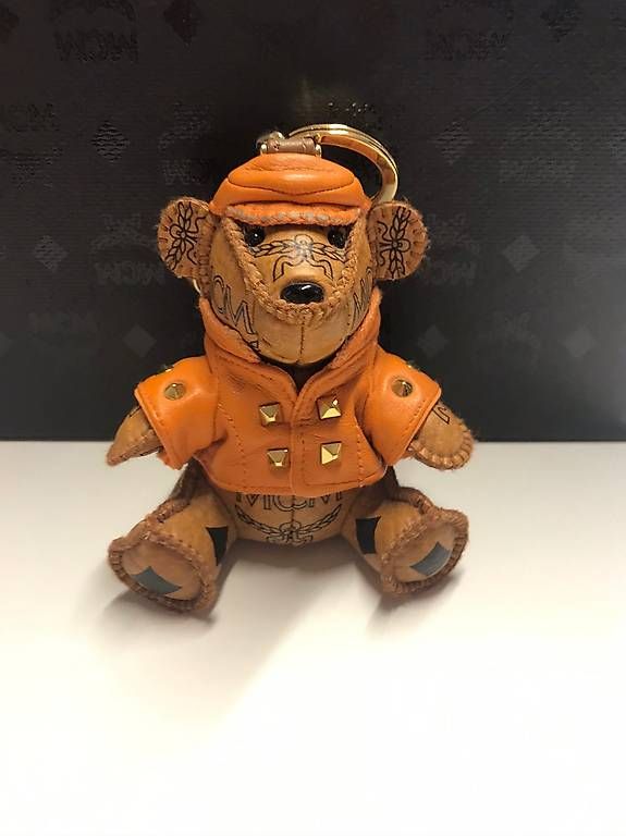 Statuette: MCM Charm  Biker Bär Gold/Orange – Usato da Zürich venduto da Omega_Kappa 1