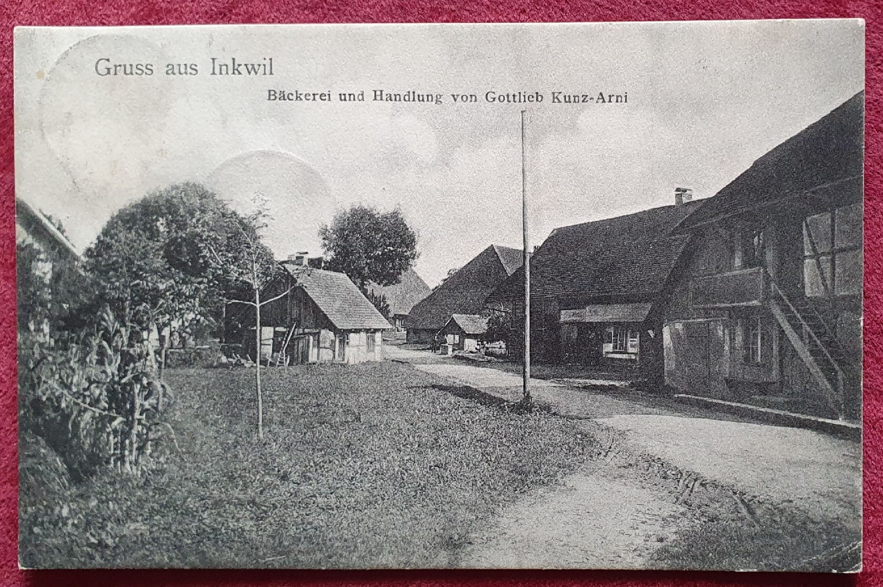 Cartoline postali: Ansichtskarte, Gruss aus Inkwil 1908 – Usato da Kreuzlingen venduto da Rschweiz1