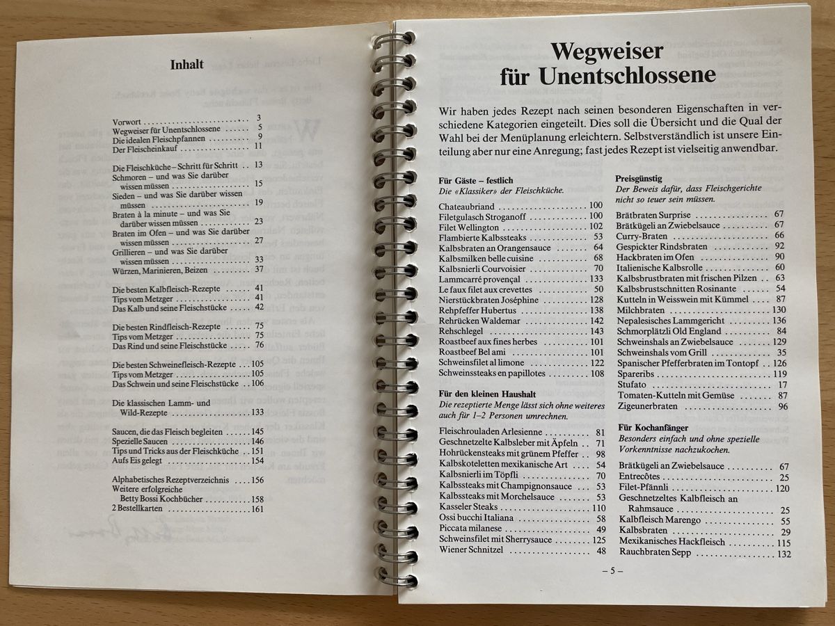 Bücher: Fleisch Küche - Betty Bossi – Gebraucht aus Schwarzenburg von Michellu 3