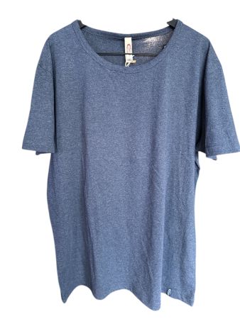 Driver T-shirt bleu chiné, taille XXL homme