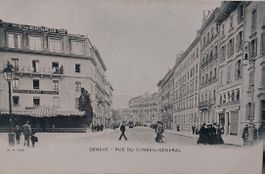 GENÈVE - Rue du Conseil-Général - Pension Fritz Landolt