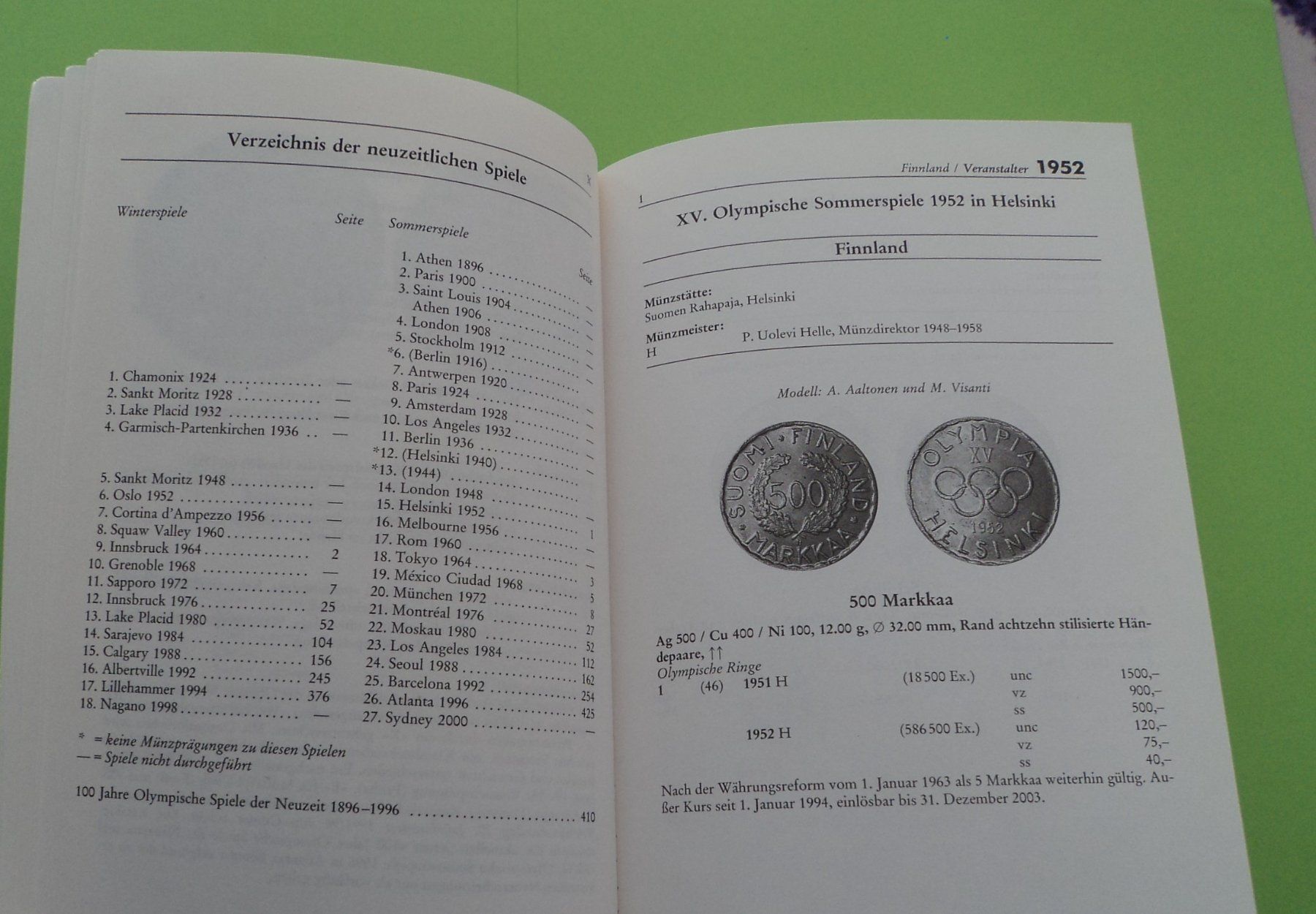 Libri: Olympia Weltmünzkatalog – Nuovo (secondo la descrizione) da Basel venduto da maripas17 3