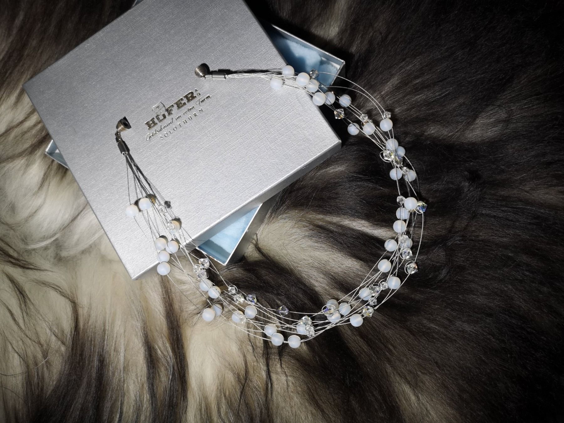 Ketten: Modekette mit Swarovski Perlen – Gebraucht aus Biberist von zh2se 1
