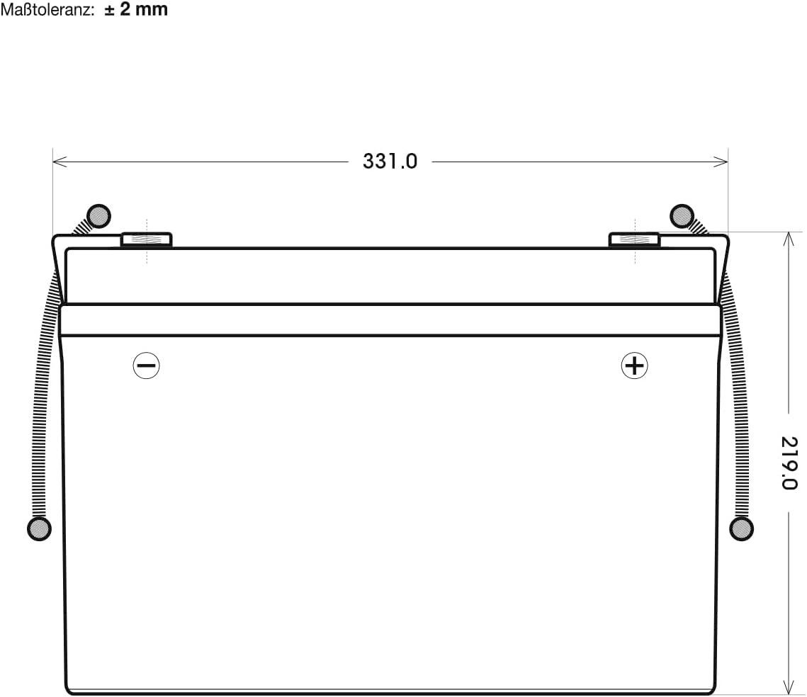 Batterie: BIG E-Backup AGM 12V 100Ah – Nuovo e nell'imballaggio originale da Bottighofen venduto da zaap 3