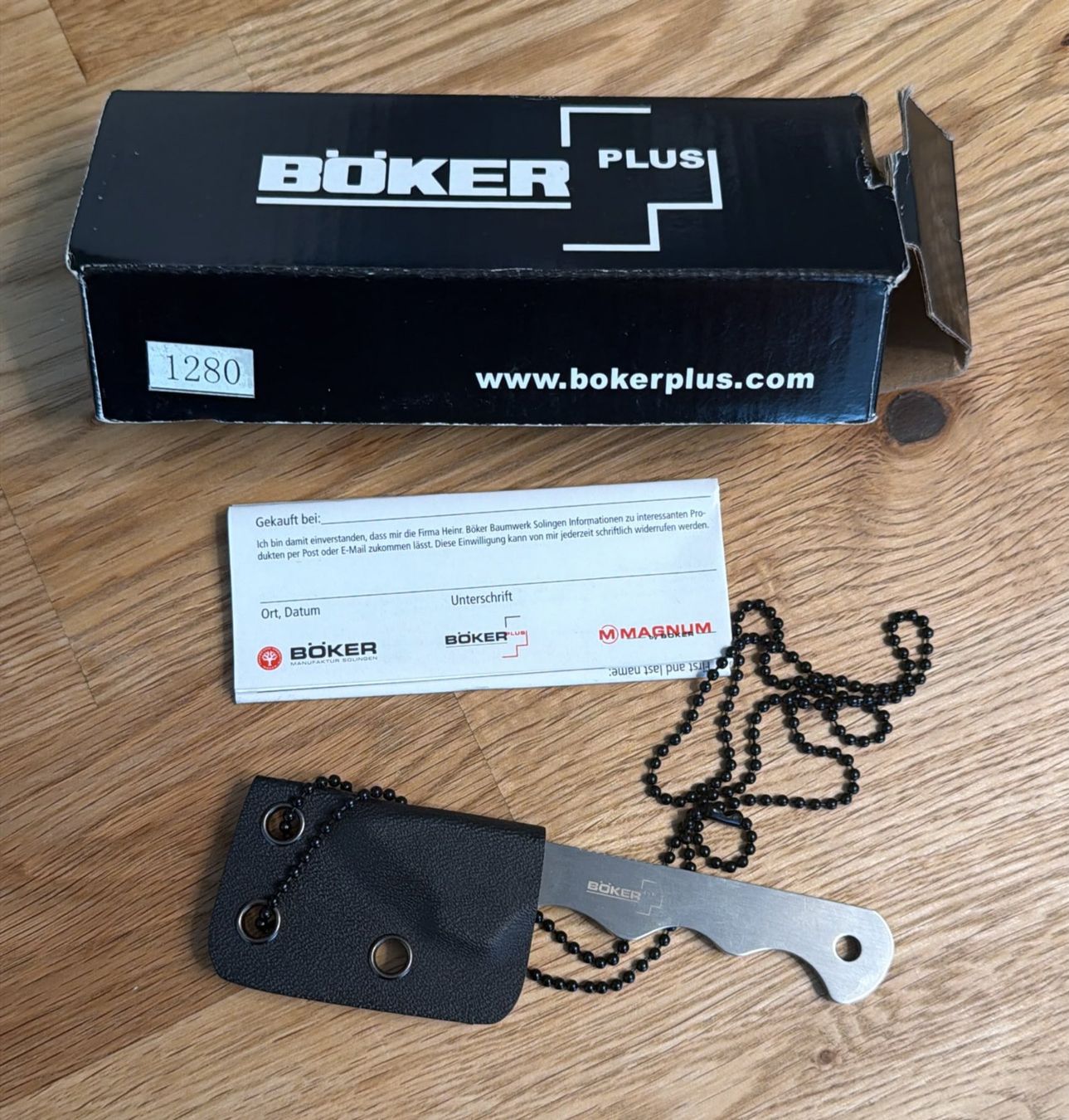 Zubehör: BÖKER PLUS NUB IWA 2012 NACKENMESSER – Neu und originalverpackt aus Zürich von Frei-Occasionen 5
