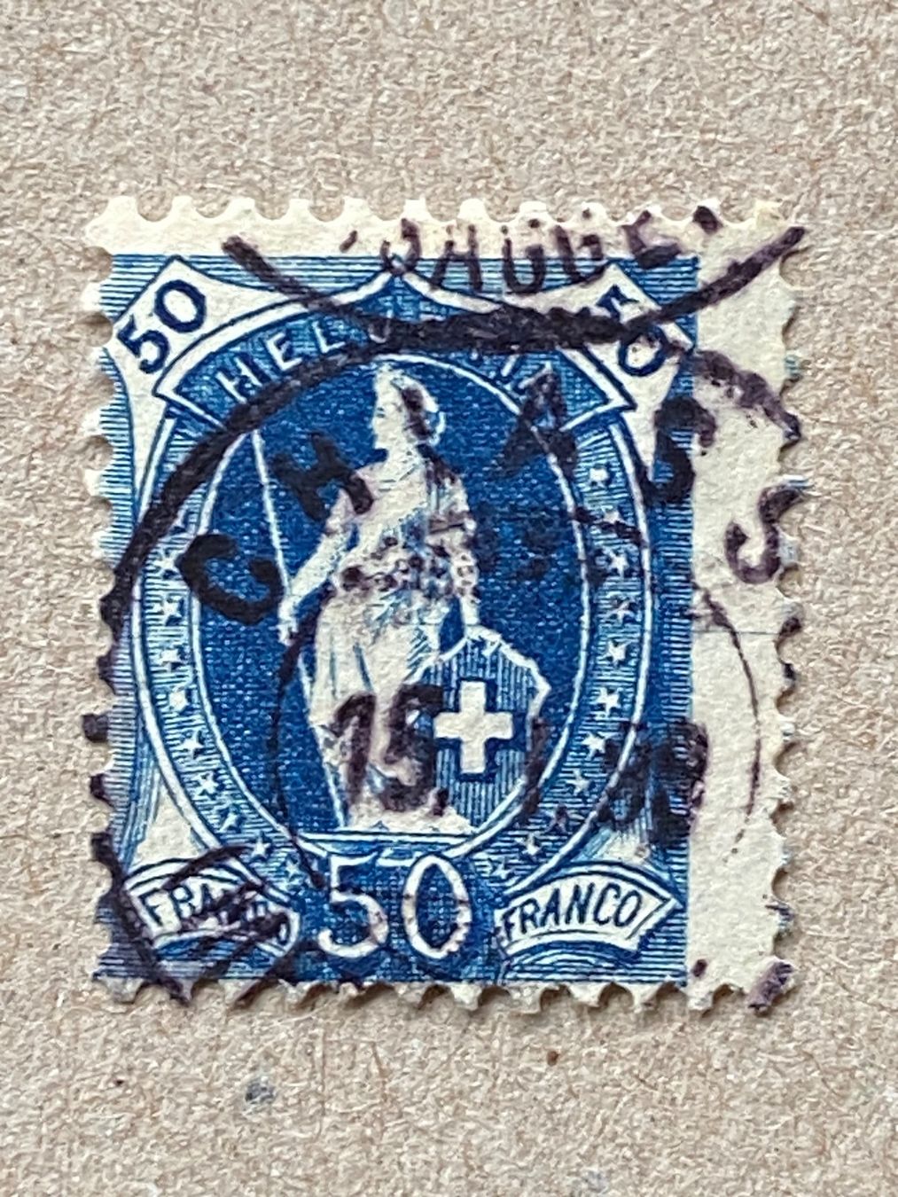 Alle Briefmarken: 70D, verzahnt, Chiasso – Gebraucht aus Aarau von hilde47