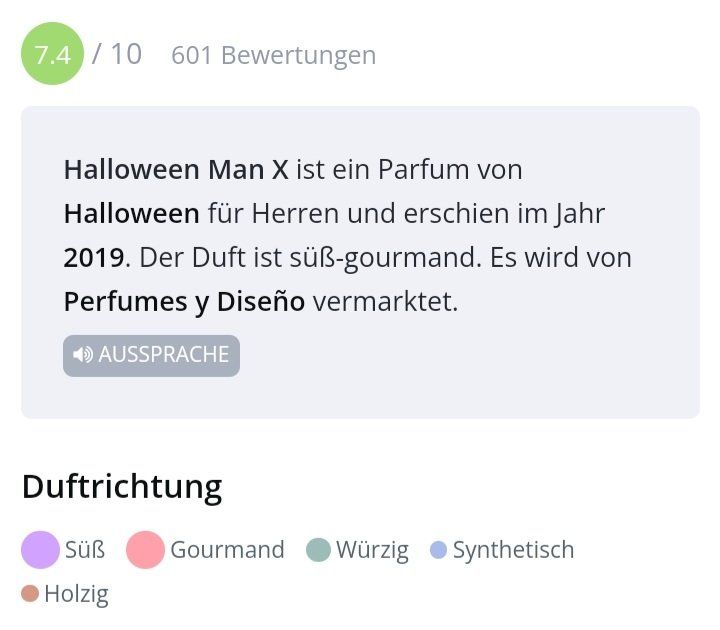 Jlo Profumi & Eau de Toilette: 10 ml HALLOWEEN MAN X ABFÜLLUNG – Nuovo (secondo la descrizione) da St. Gallen venduto da CaliSunshine 2