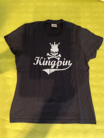 Kingpin T-Shirt, Schwarz, Grösse M, Skull - Top Zustand!