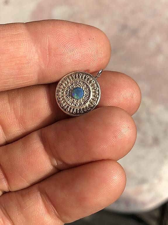 Pendentifs: Opal Silberanhänger – D'occasion à Wigoltingen par SANDROPAL