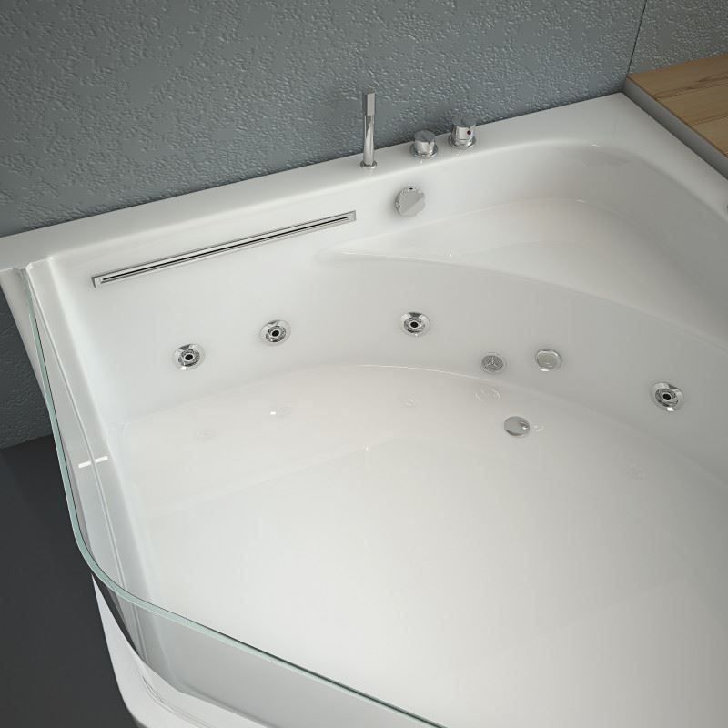 Whirlpool: 15833 - Whirlpool PECA - 150x150x55cm - WEISS – Nuovo e nell'imballaggio originale da Wallenwil venduto da toesstal-vertrieb 5