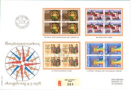 4-Block - Sonderbrief 1978    Sondermarken I   SBK 14.40