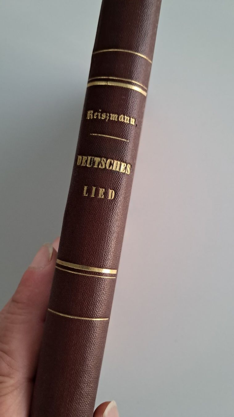 Libri: Das Deutsche Lied,  August Reissmann, 1861 – Usato da Uster venduto da Paeti7 1