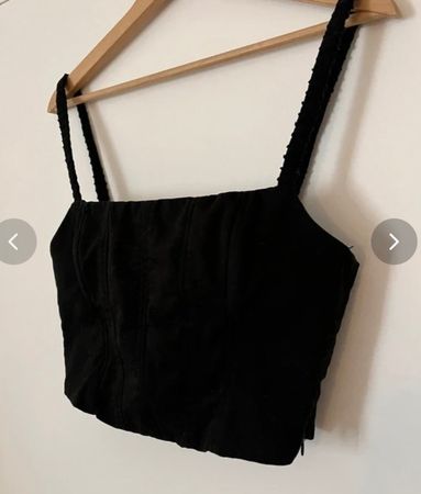 Schwarzes Zara Top Grösse S guter Zustand