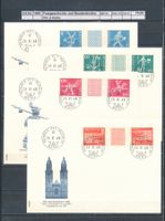 1968 Zwischensteg - Leuchtstoff, FDC (4 Briefe)