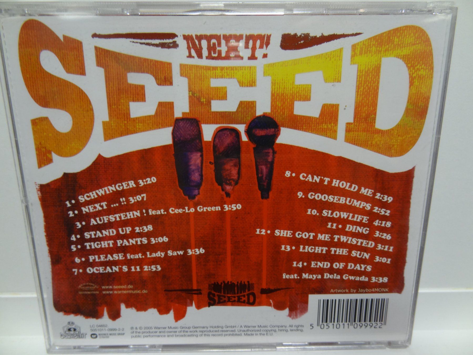 CDs: Seed - Next! CD Album – D'occasion à luzern par musicandart 1