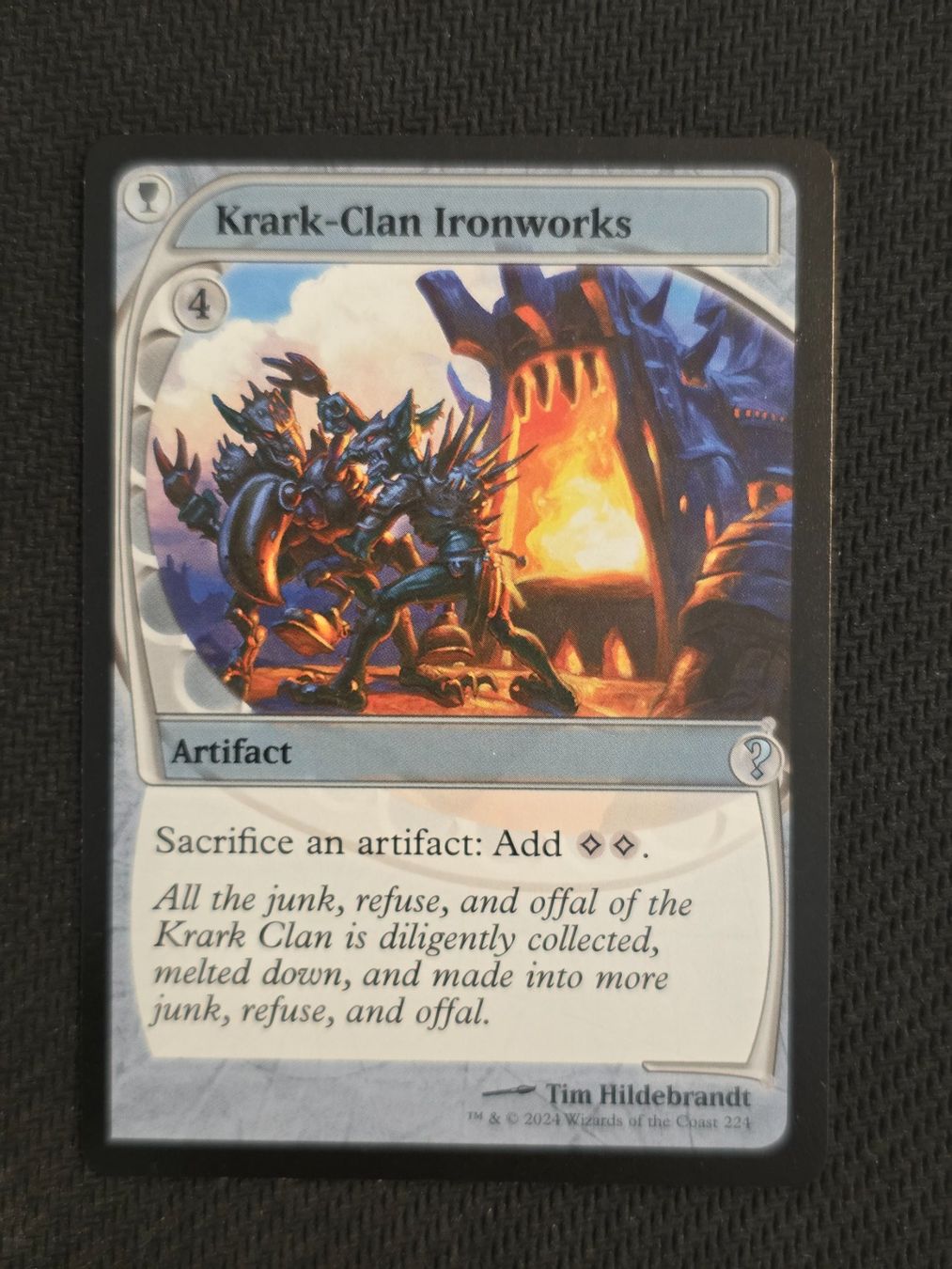 Magic The Gathering Carte collezionabili: Krark-Clan Ironworks - MTG – Usato da Zürich venduto da Semagets