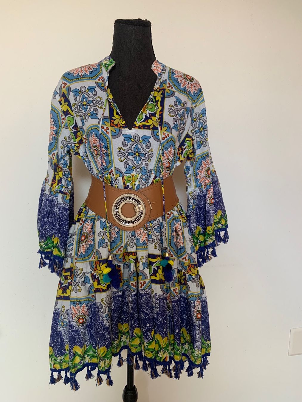 Kleider: Bohokleid /Tunika im Positanostyle – Neu (gemäss Beschreibung) aus Sigriswil von ck56 2