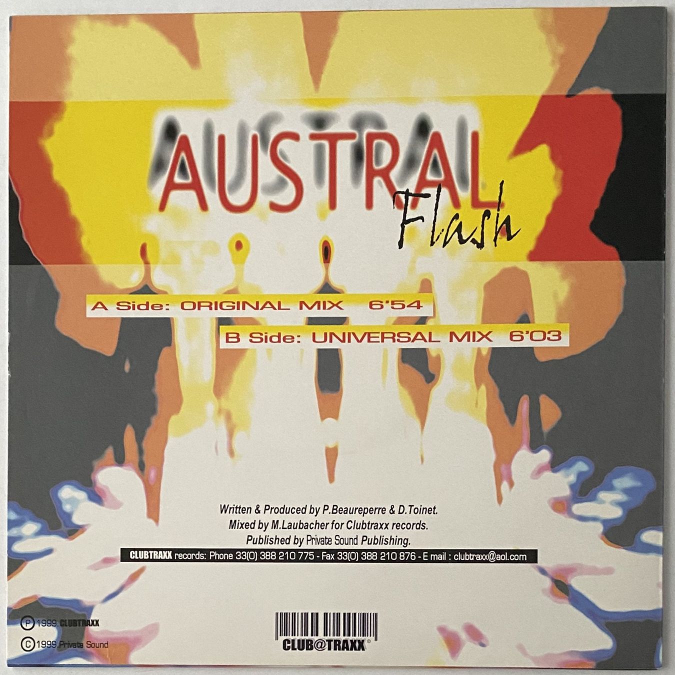Dischi in vinile: Austral, Flash (Hard Trance, Hardstyle) – Nuovo (secondo la descrizione) da Flums venduto da Empe1 1