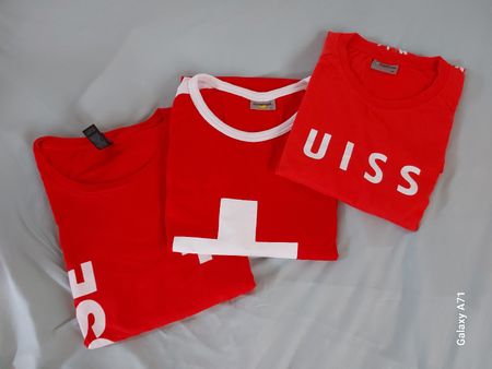 3 Schweiz T-Shirts 2x 2XL & 1x 3XL
