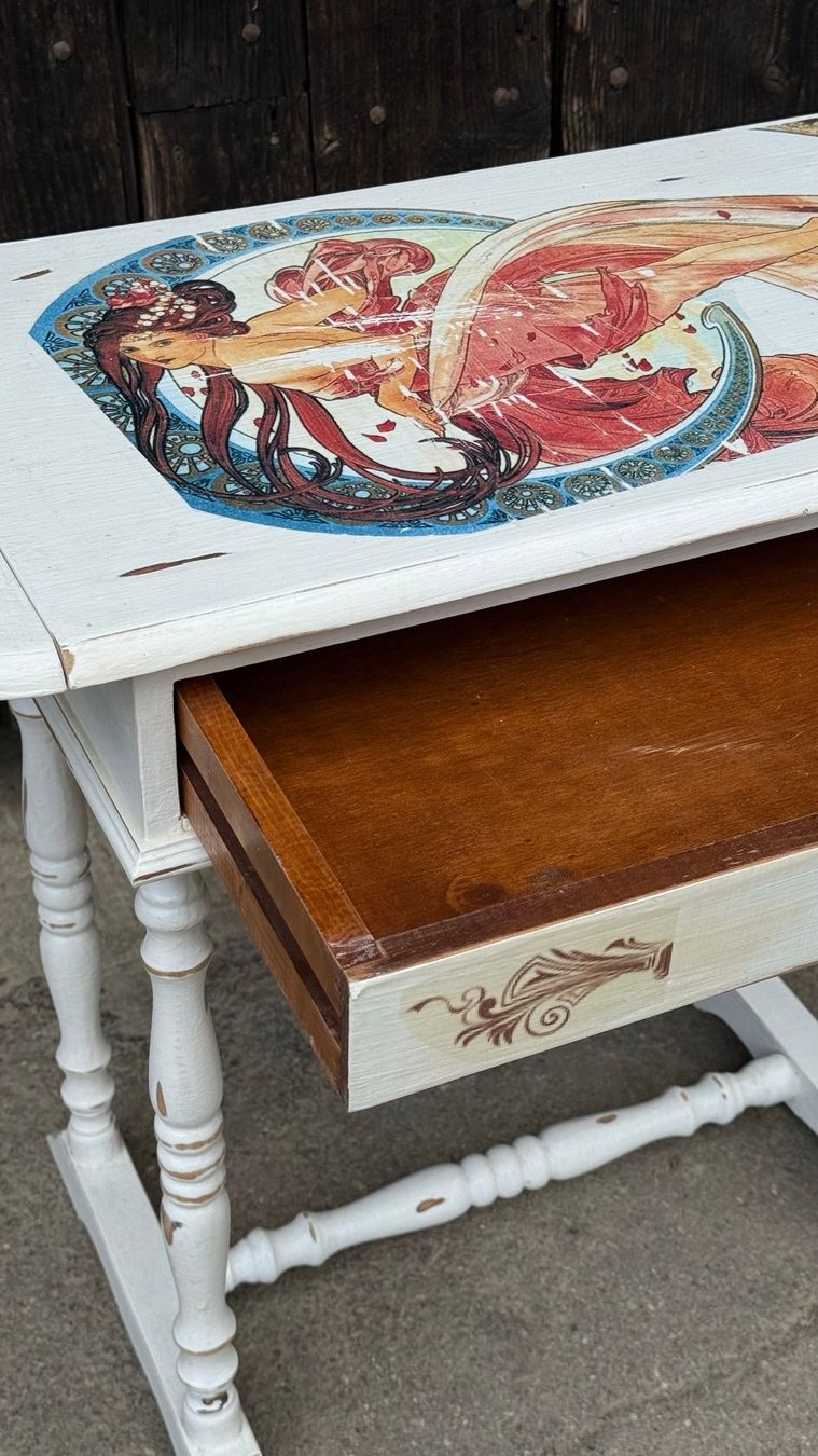 Tavoli: Vintage Nähtischchen Shabby Chic Unikat – Usato da Zürich venduto da Eitscheidotnet 4