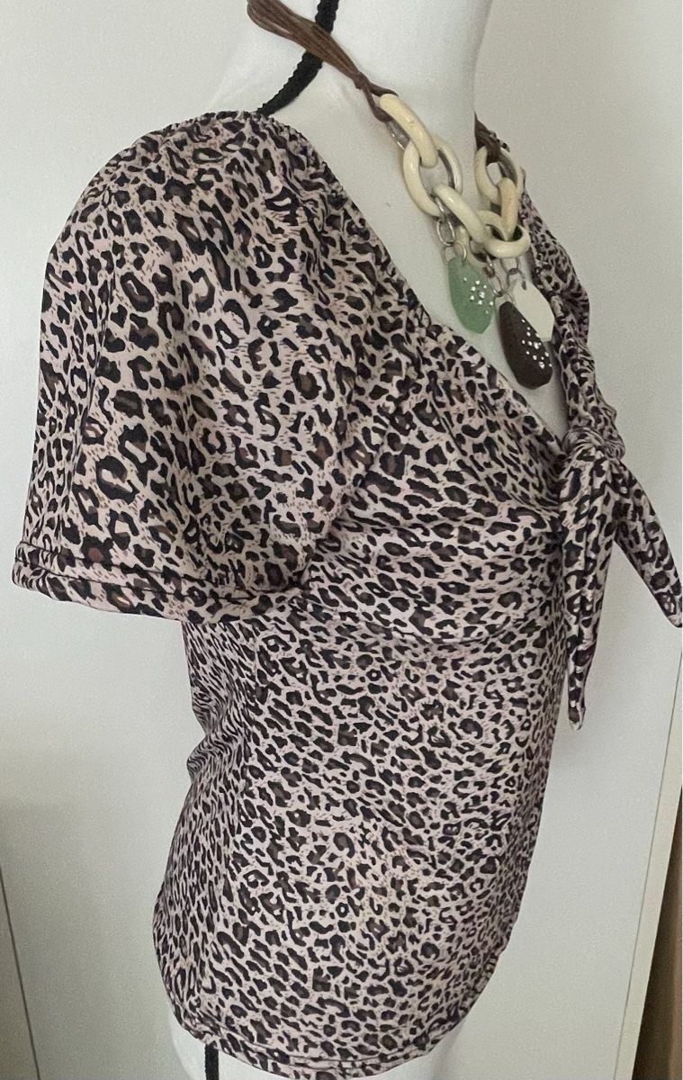 Top: Top mit Leopard Muster Gr. S – Nuovo (secondo la descrizione) da Gränichen venduto da RetoLexi 1
