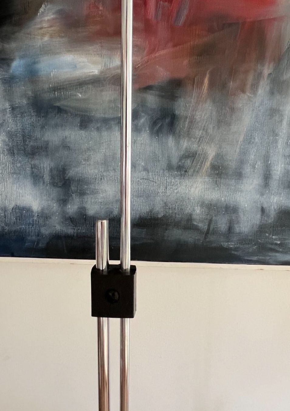 Lampade: Stehleuchte 70er Chrom Stoff verstellbar – Usato da Zürich venduto da Testore 4