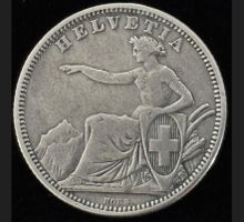 1 Fr. 1861 mit original Patina