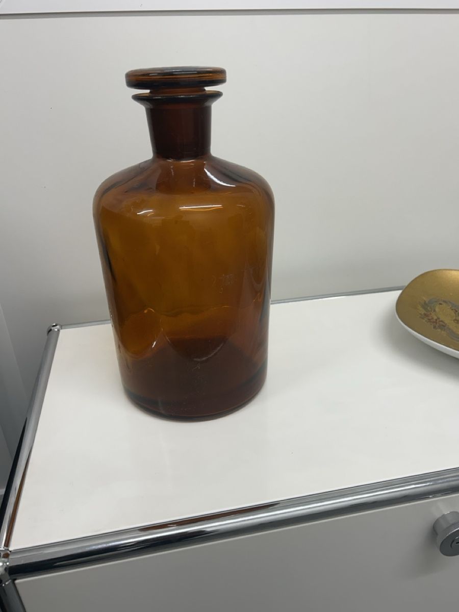 Accessori da laboratorio: Braune Apothekerflasche, riesig, Top! – Usato da Starrkirch-Wil venduto da charlywatson