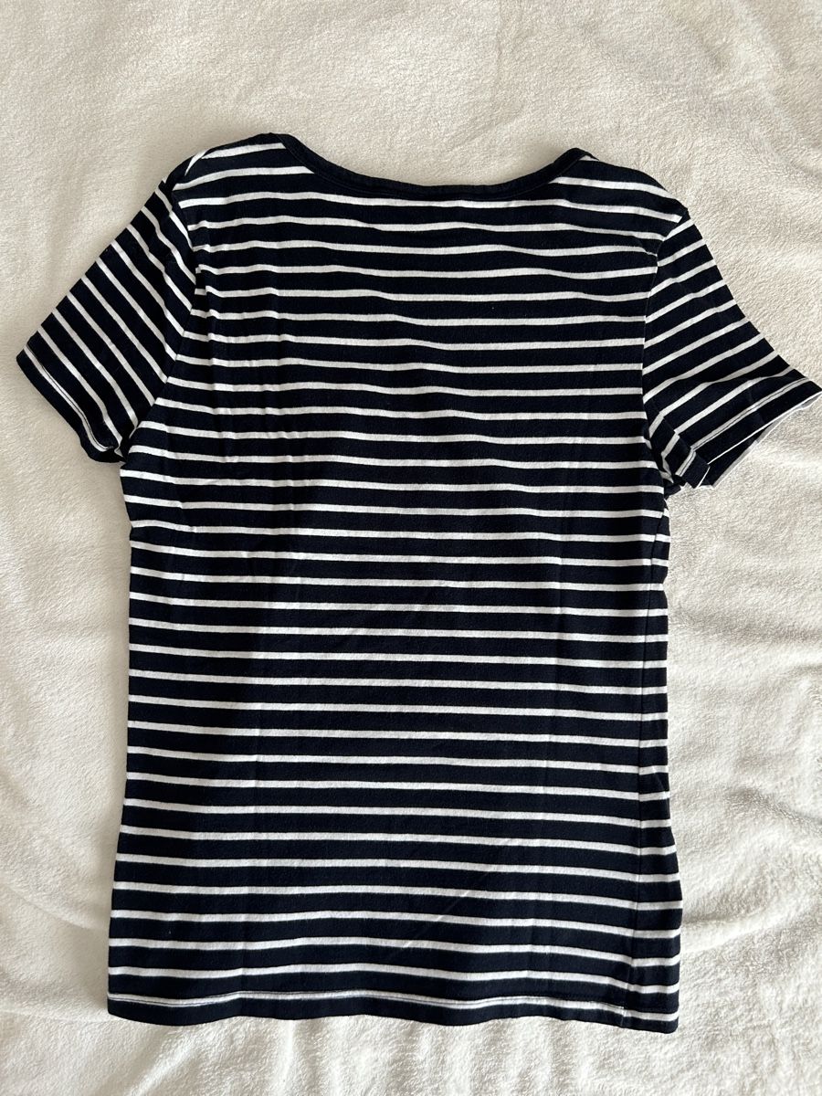 H&M T-shirt: Dunkelblau gestreiftes T-Shirt – Nuovo (secondo la descrizione) da Aarwangen venduto da e_9x 2