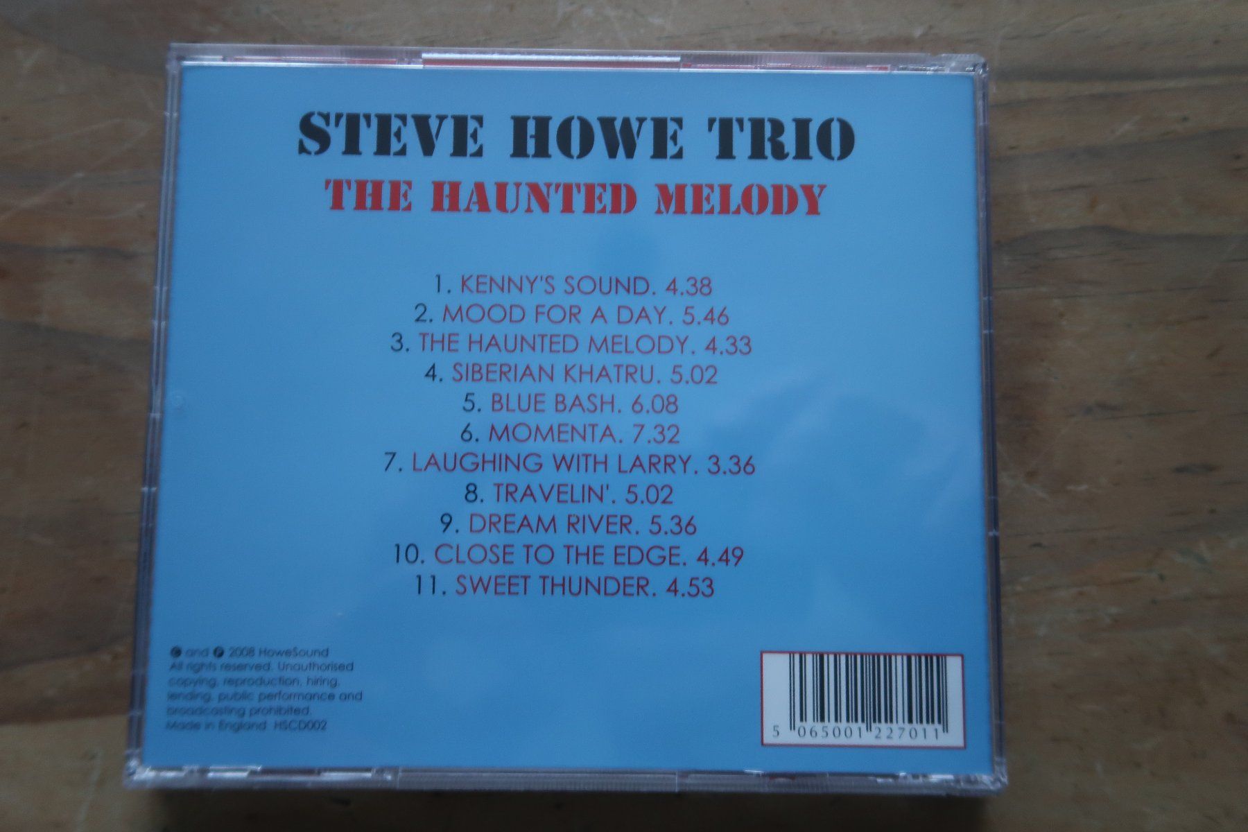 CD: STEVE HOWE TRIO - THE HAUNTED MELODY - CD – Usato da Basel venduto da Patiscat 1