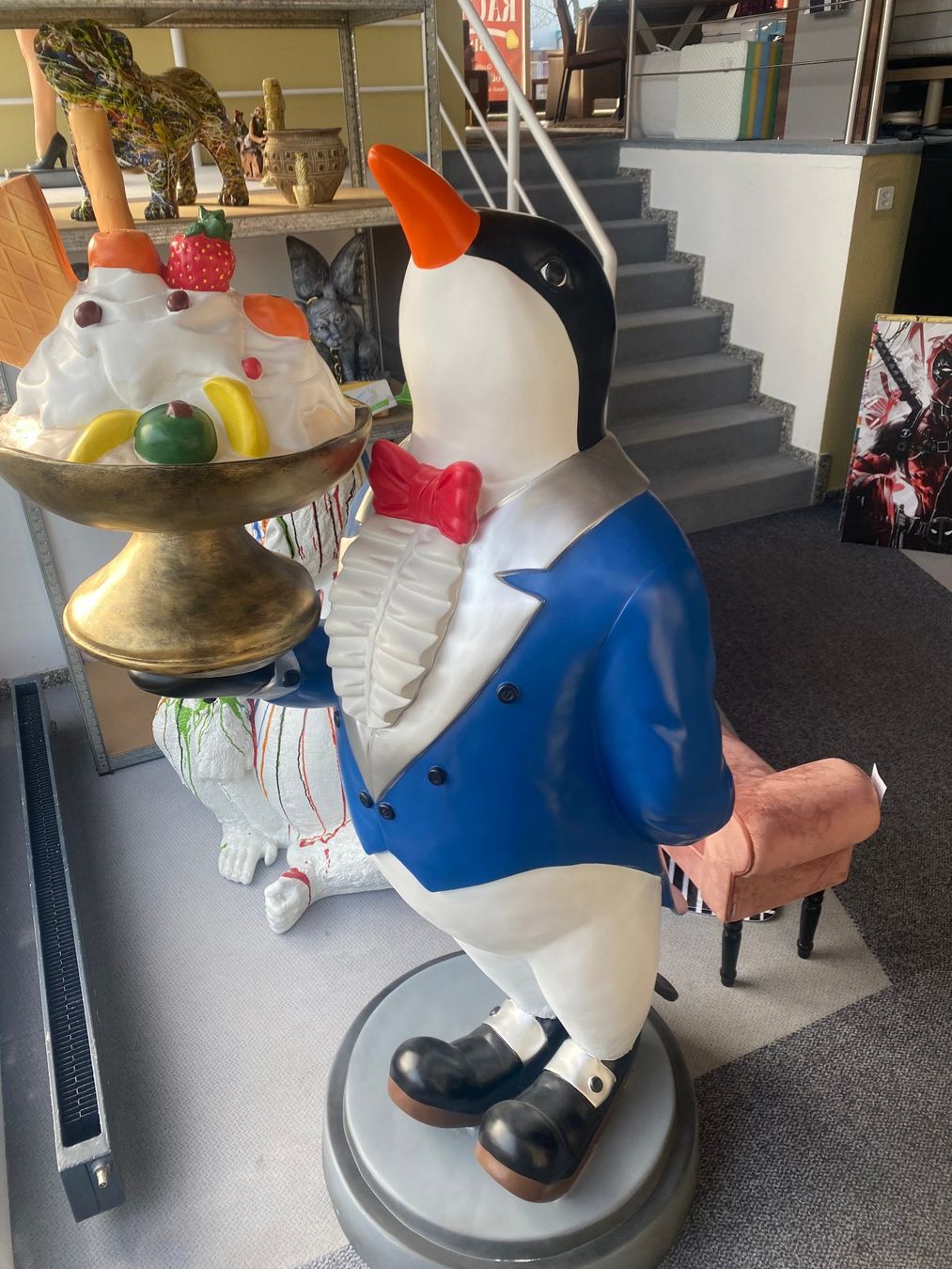 Statuette: Figur Pinguin mit EIS – Nuovo (secondo la descrizione) da Ettingen venduto da inf_vhc7 5