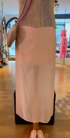 *SALE* Rosa Sommerrock mit Transparenz