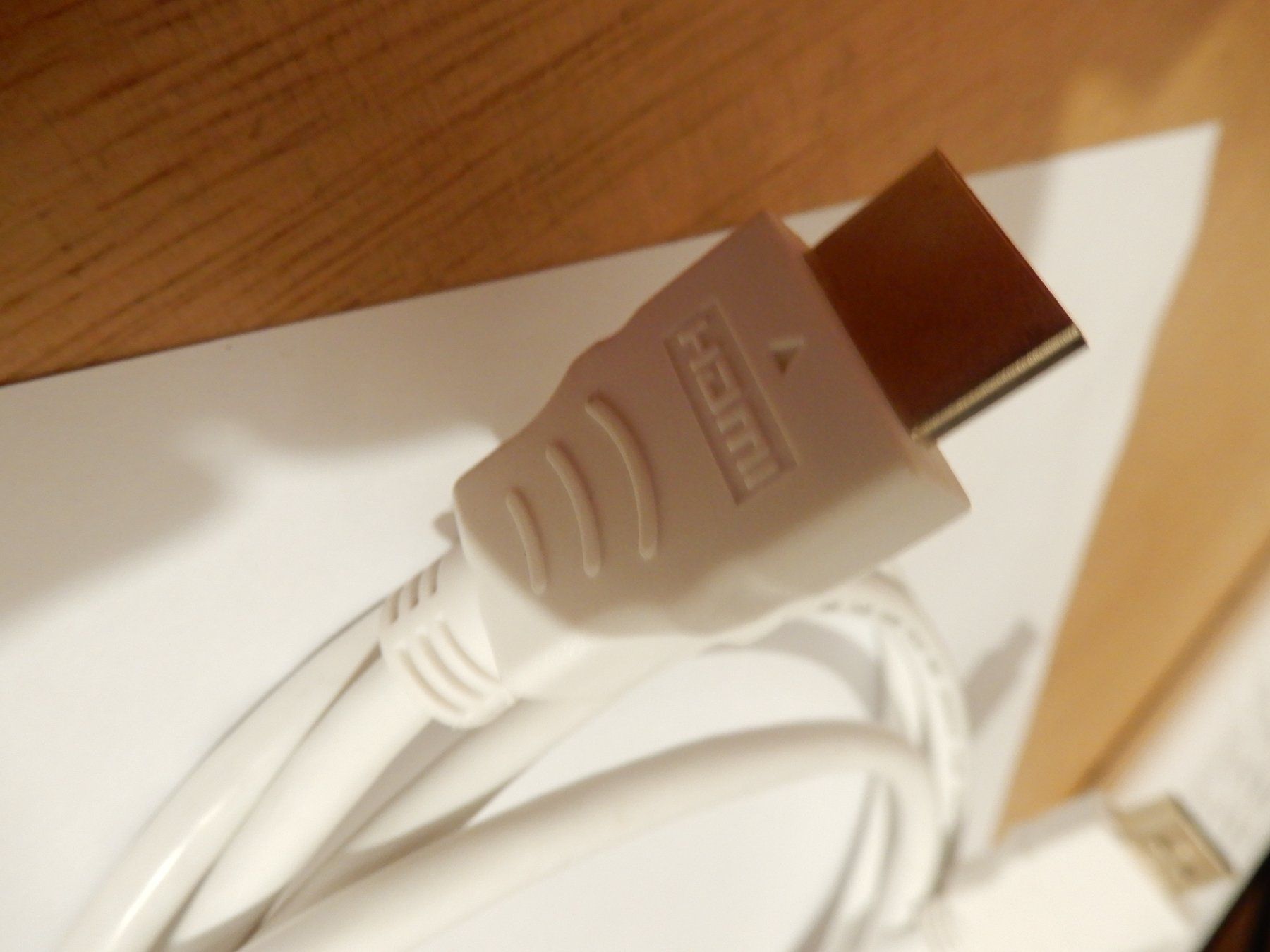 Kabel: HDMI Kabel mit Ethernet weis – Gebraucht aus Worben von MaKo3252 3