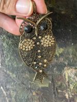 Sparkly Owl Pendant Necklace - Great for Autumn Gifts 🦉✨
