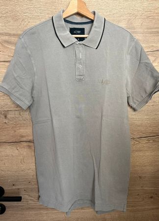 Polo Armani Jeans gris taille L très bon état