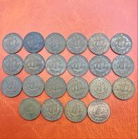 Lot de 22 pièces Half Penny Grande-Bretagne dès 1937