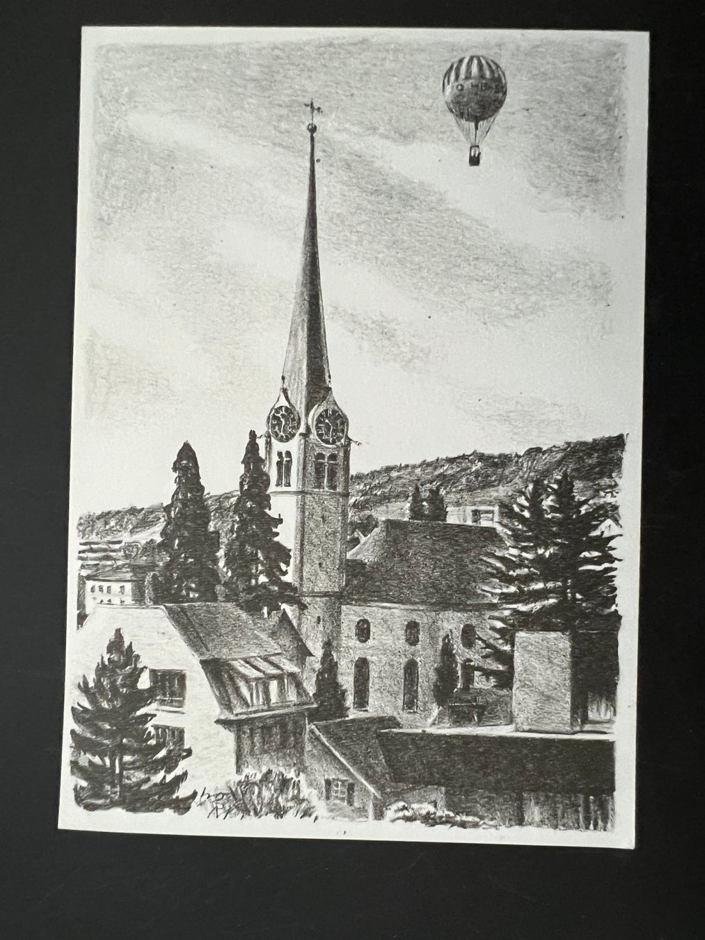 Tutti i francobolli: Ballon Post 1982 ref. Kirche Horgen      (G1222) – Usato da Hinwil venduto da Sidi4 1