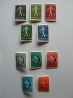 1944 Niederlande Konvolut 10 Werte ; Ohne Stempel mit Falz