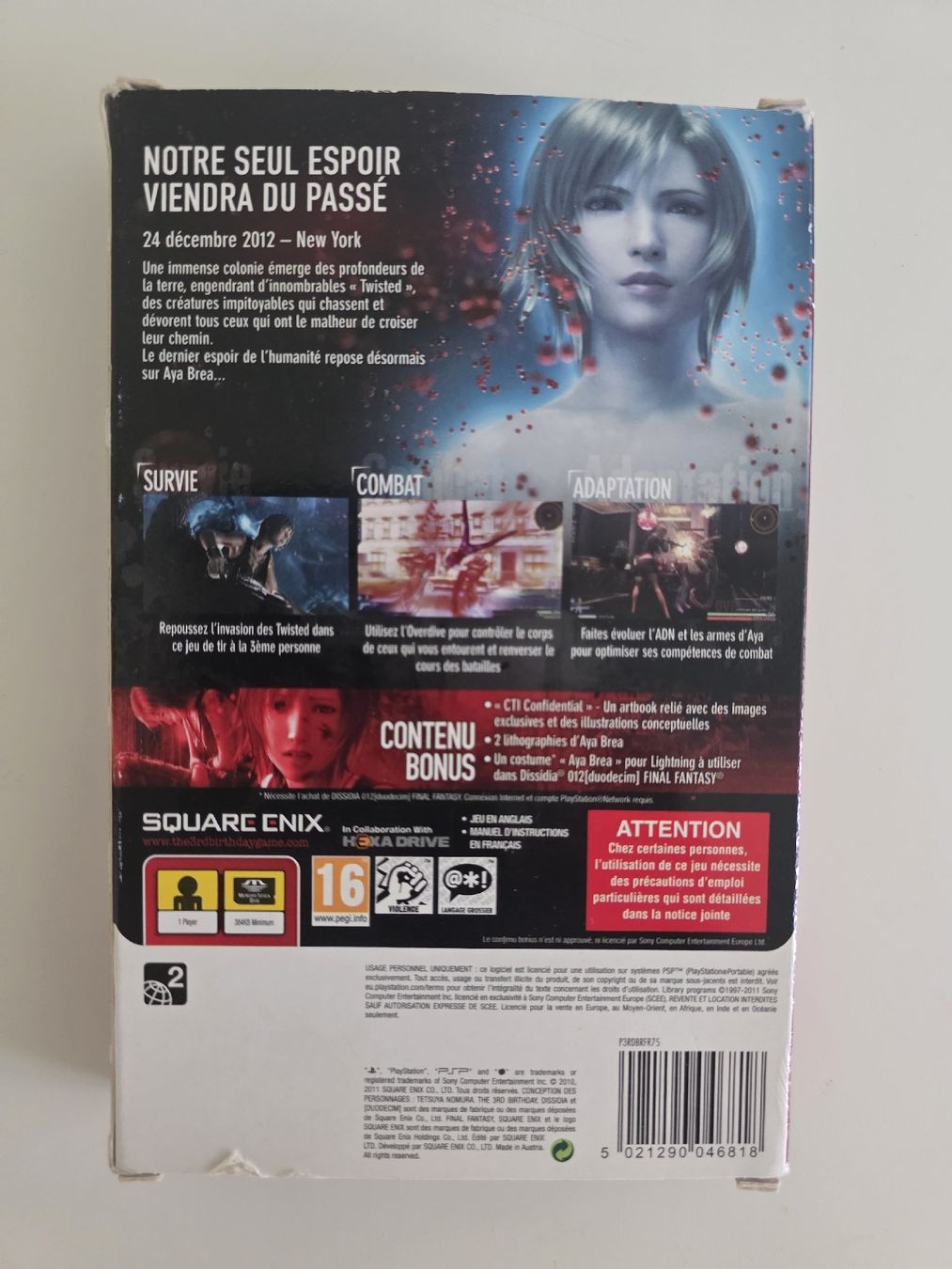 Sony Spiele: The 3rd Birthday PSP Edition Twisted – Gebraucht aus Bonstetten von oli_6dkl 3