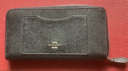Portemonnaie COACH schwarz Leder Damen Neu