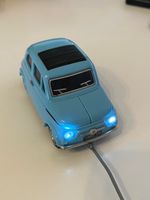 Lustige Computermaus Fiat 500 guter Zustand