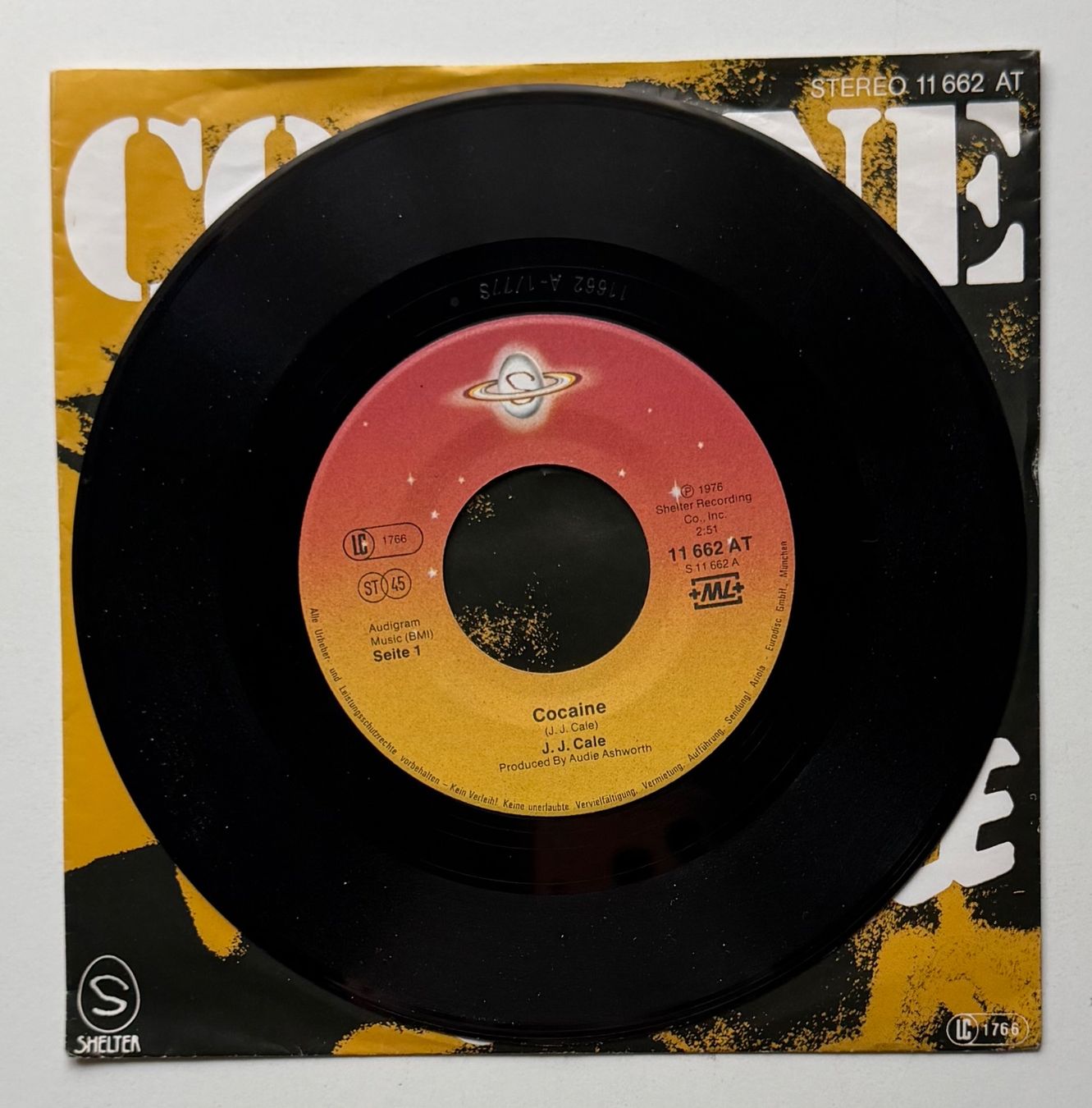 Dischi in vinile: J.J. Cale / Cocaine (45er Single) – Usato da Näfels venduto da rottabi 1