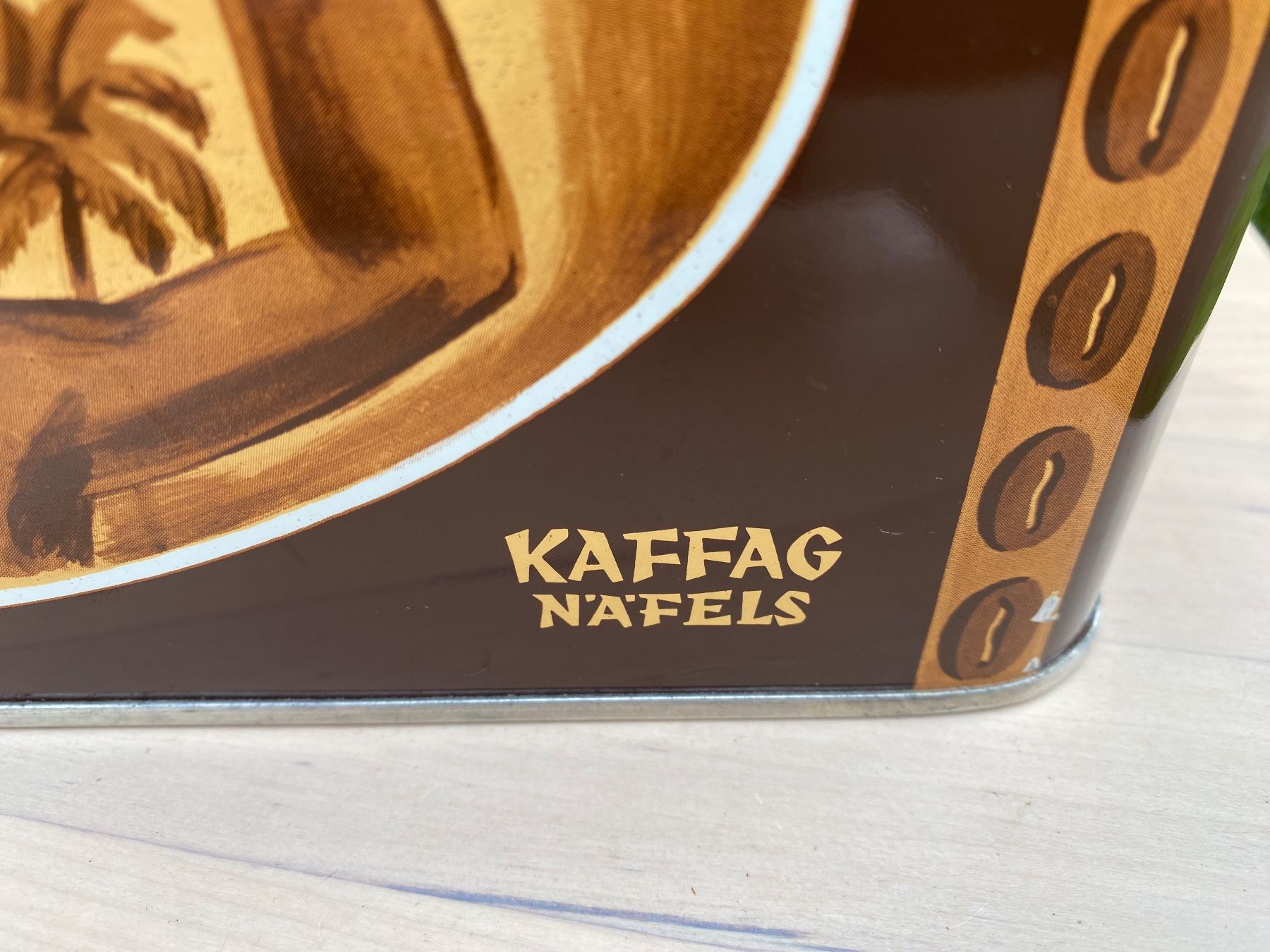 Barattoli: schöne alte Blechdose von Kaffag Näfels – Usato da Feldbach venduto da Olive1 5