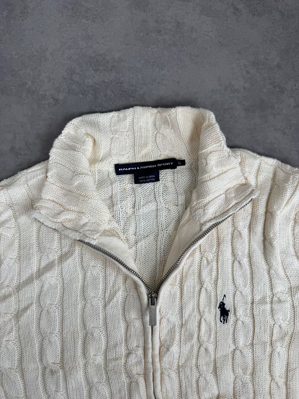 Ralph Lauren Maglioni & Felpe: Ralph Lauren Cable Knit Zipper Pullover - Grösse: S – Usato da Fraubrunnen venduto da simon_28839 2