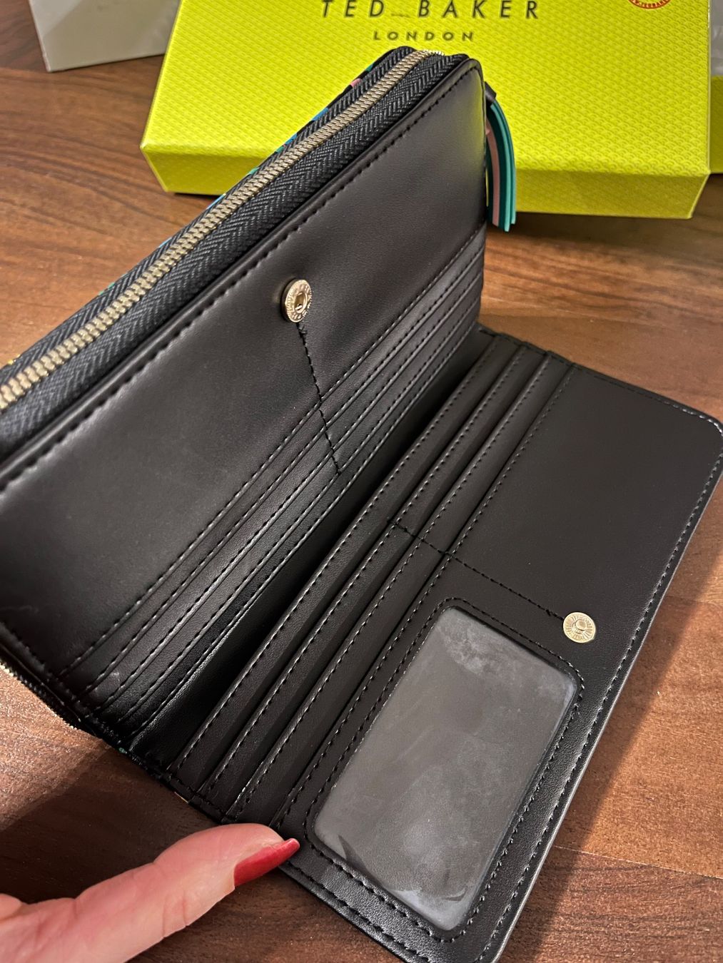 Ted Baker Portamonete: Ted Baker wallet purse new leather rare – Nuovo e nell'imballaggio originale da Bôle venduto da lau_wc66 2