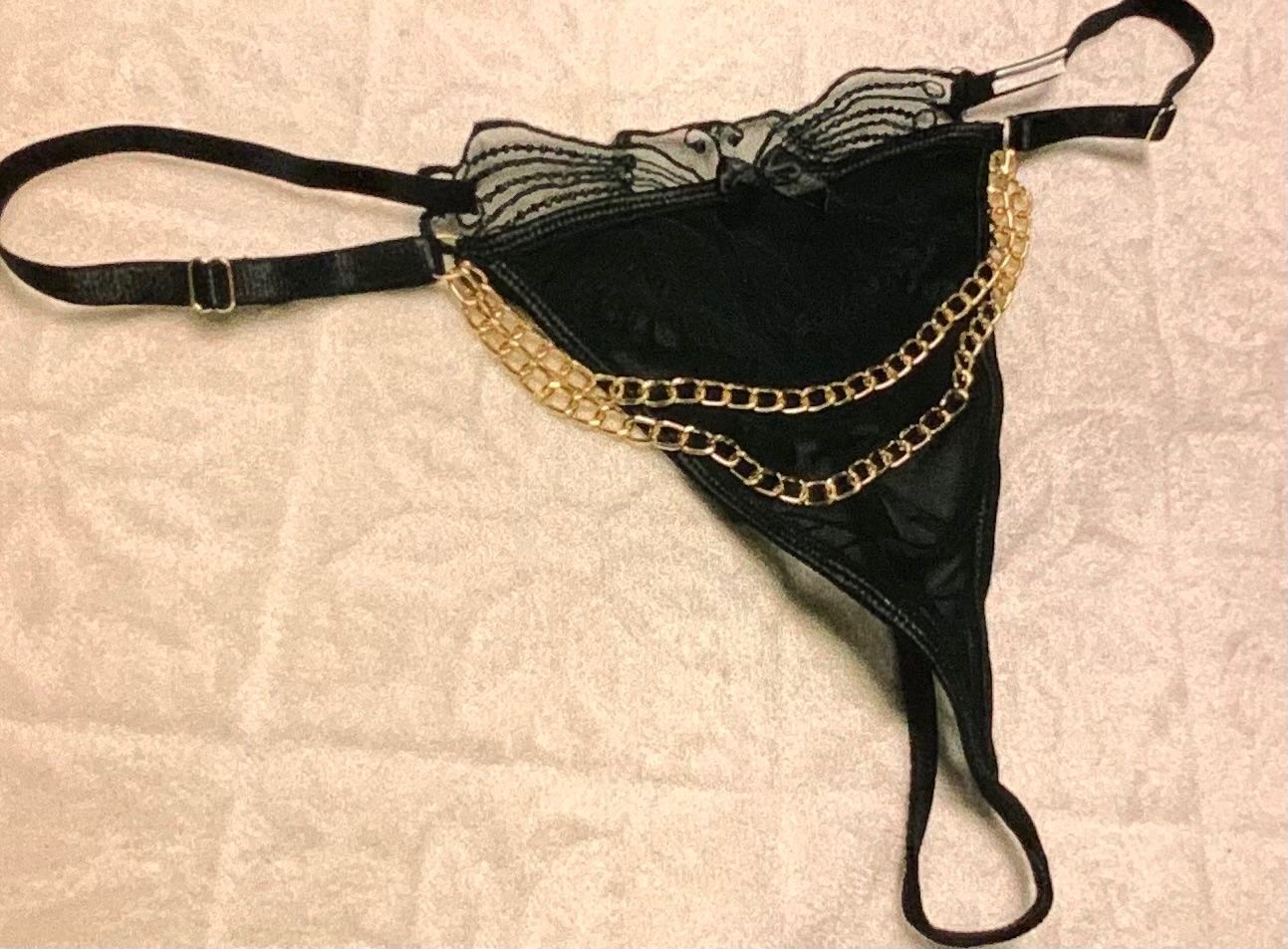 Unterwäsche: Chic e sexy Tanga con catene-1size-unisex-nuovo – Neu und originalverpackt aus Locarno von Fixed8 4