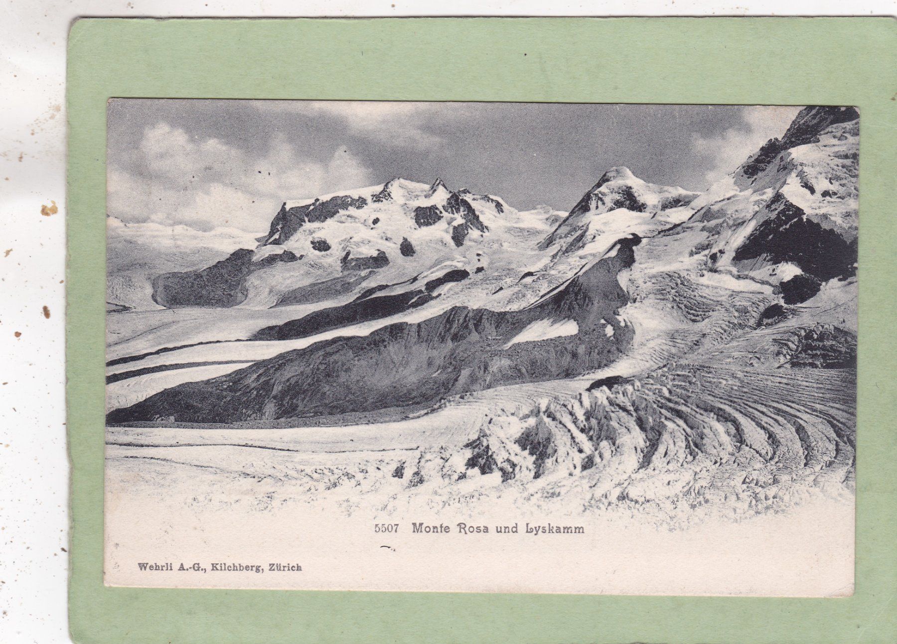 Ansichtskarten: Monte Rosa und Lyskamm – Gebraucht aus Herisau von Lisegrat2008