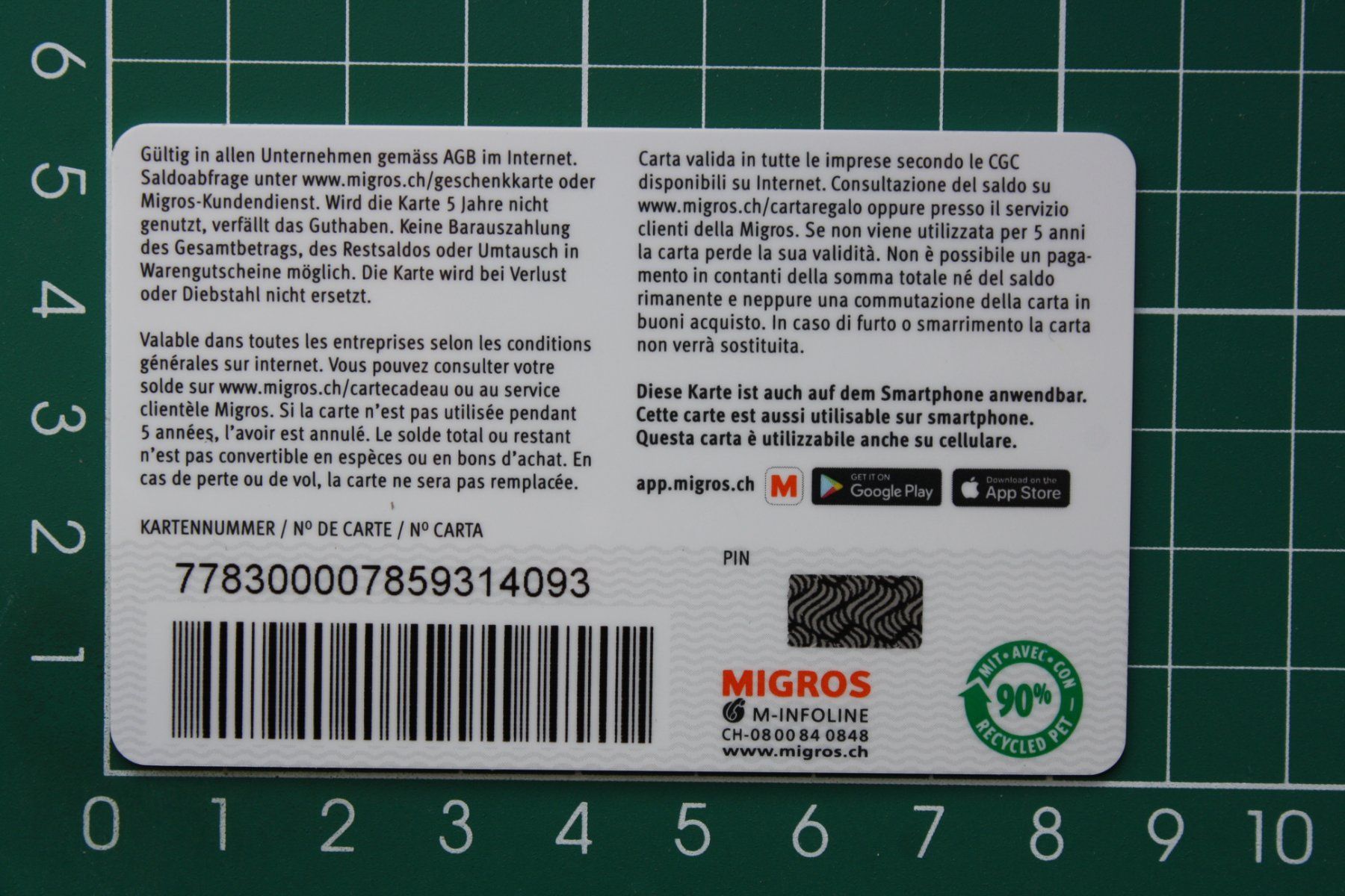 Karten: geschenkkarte – Gebraucht aus Laupen BE von Gufi57 1