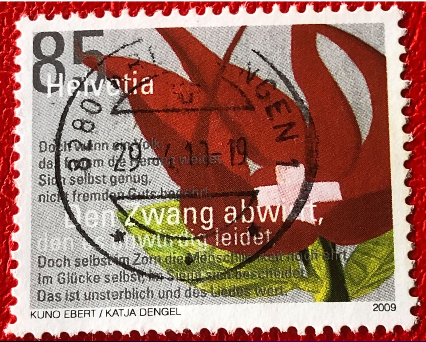 Alle Briefmarken: Nr.1316 Zwang 2009 mit Stempel   – Gebraucht aus Aarau von Billa007