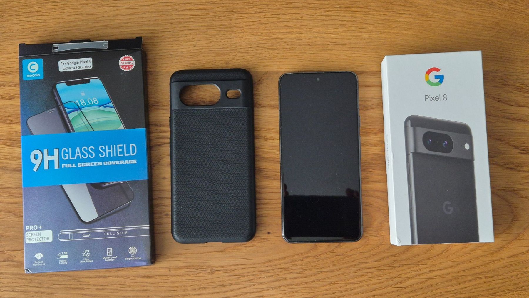 Google Portables: Google Pixel 8 mit Schutzglas und Hülle – D'occasion à Liebefeld par Pacem